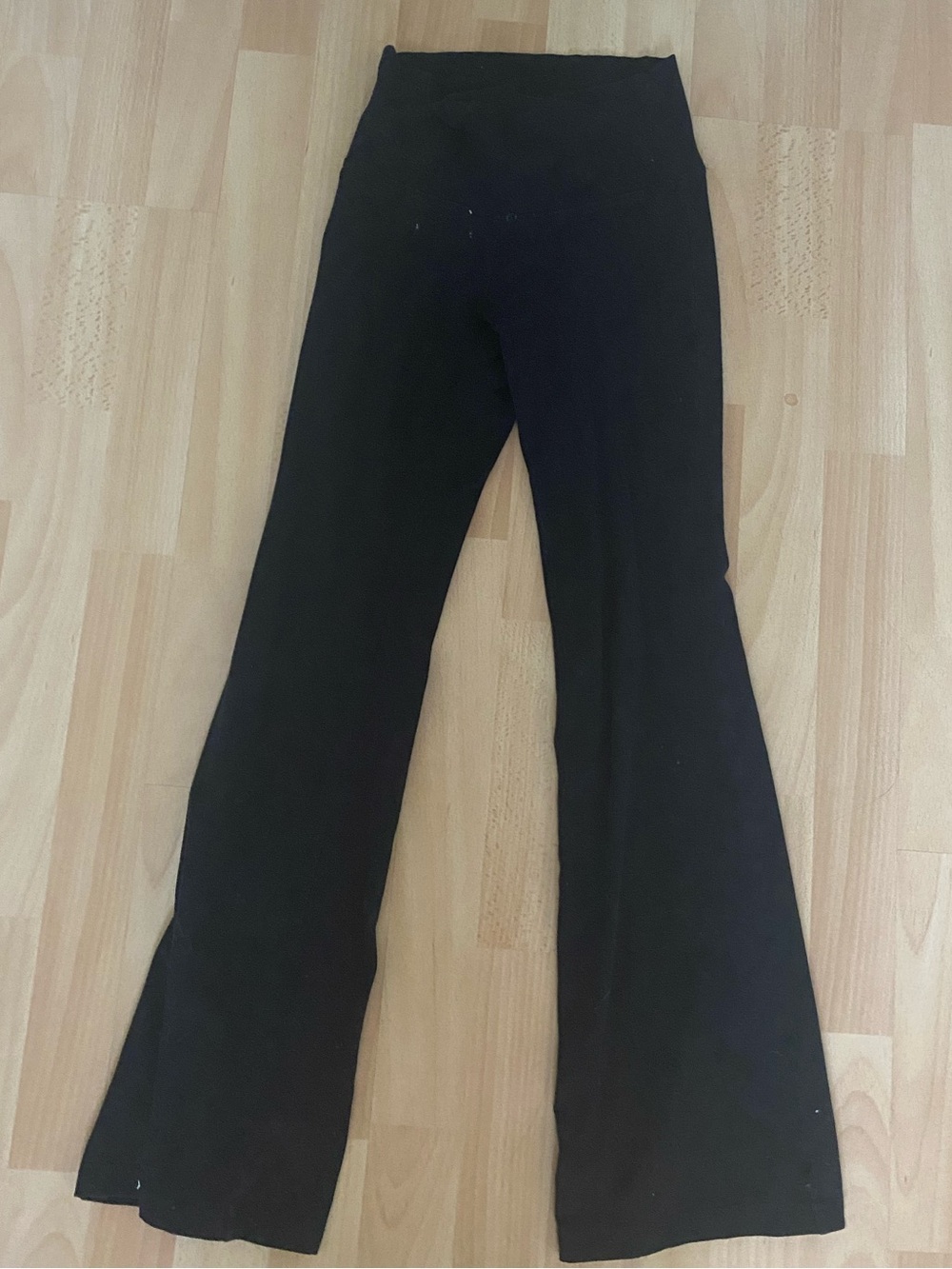 Aritzia Tna Black High-Rise Flared Leggings